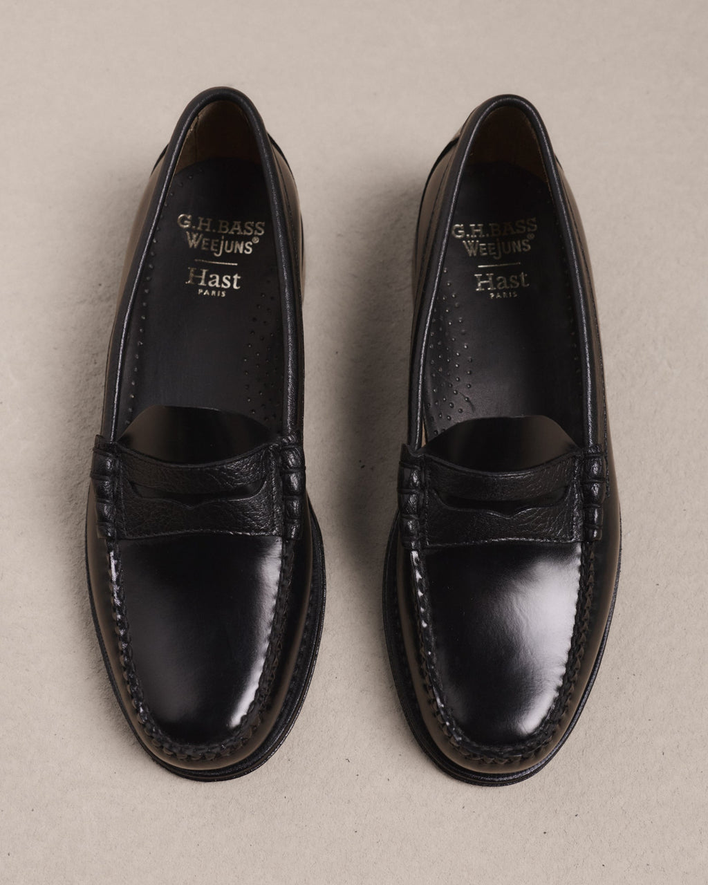 Mocassins Weejuns Larson en cuir noir