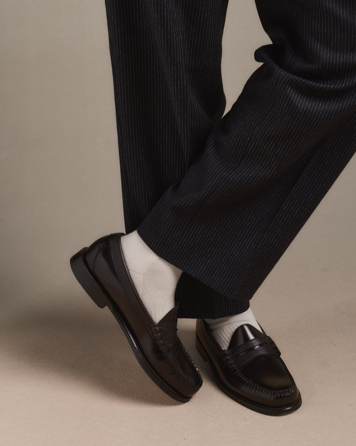 Mocassins Weejuns Larson en cuir marron chocolat