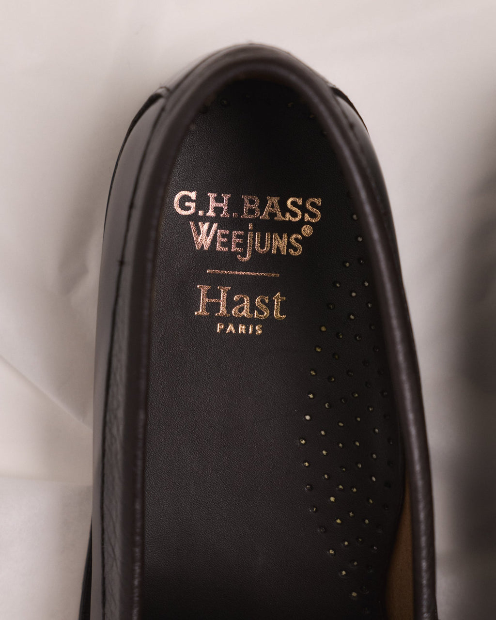 Mocassins Weejuns Larson en cuir marron chocolat
