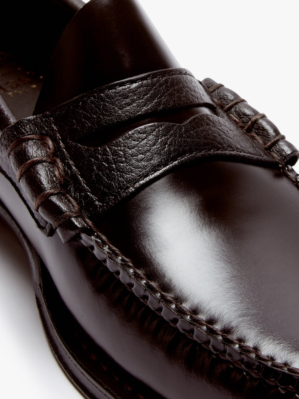 Mocassins Weejuns Larson en cuir marron chocolat