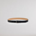 Ceinture en cuir pleine fleur noire