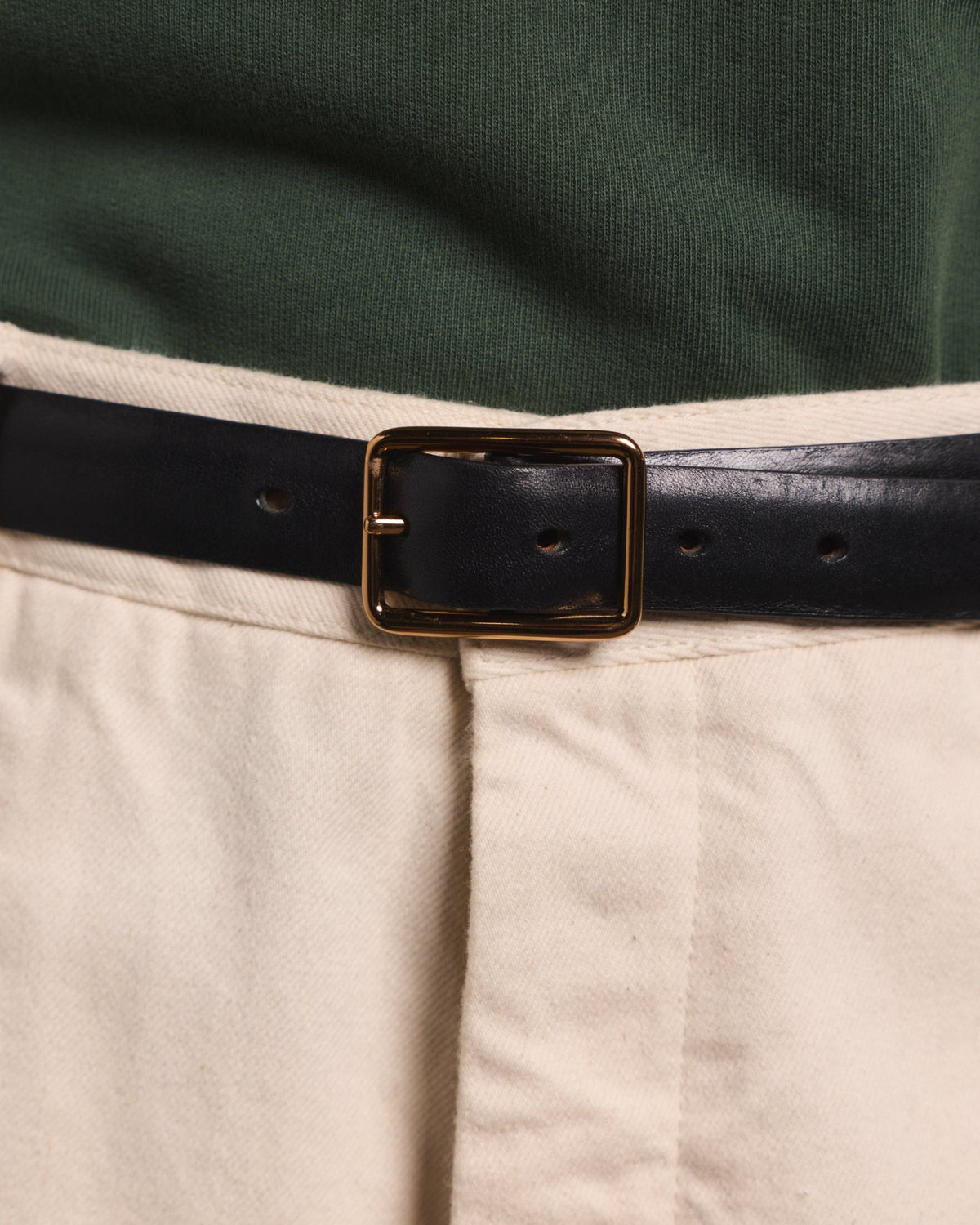 Ceinture réversible noire et bordeaux en cuir de vachette