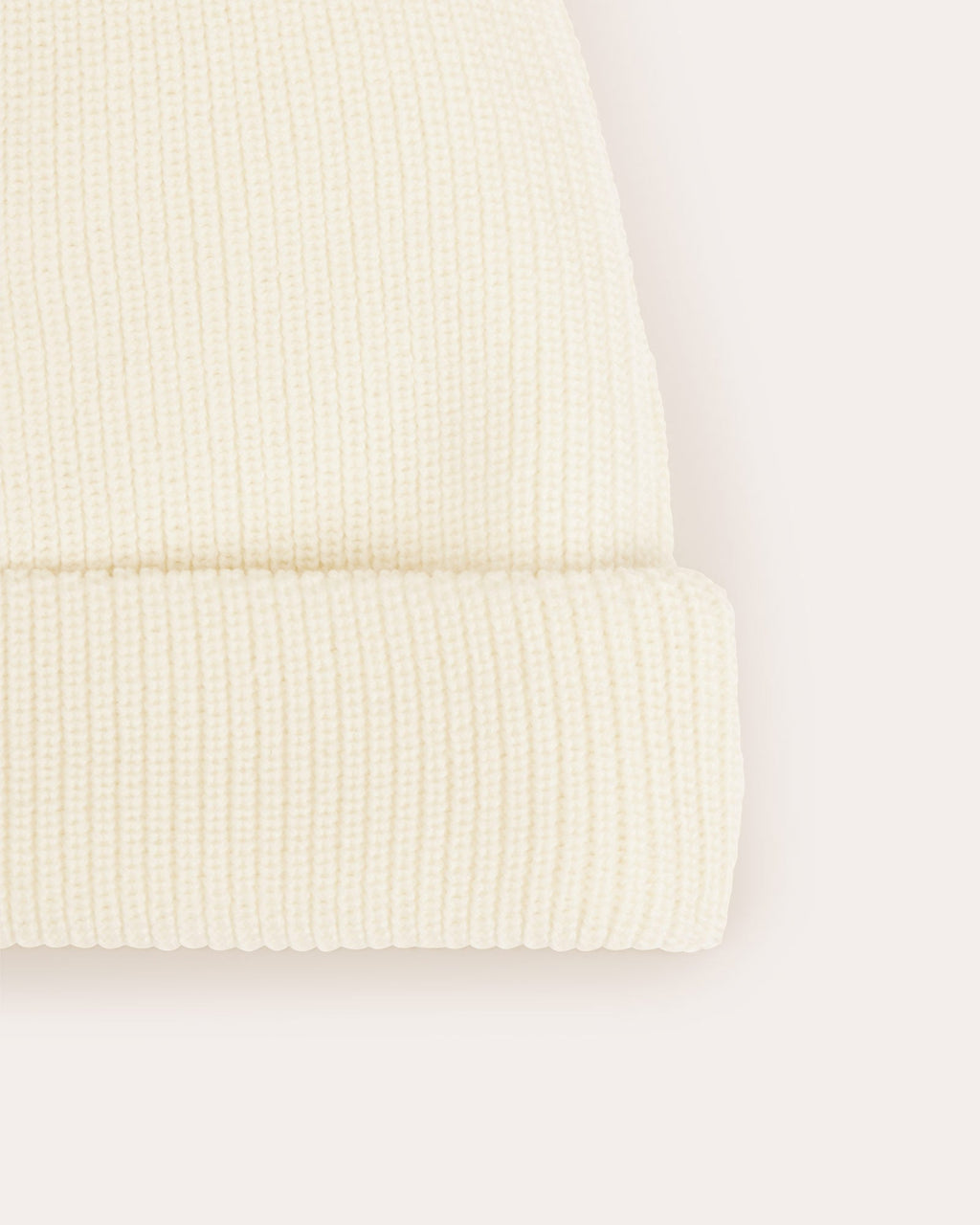 Bonnet en laine mérinos écru