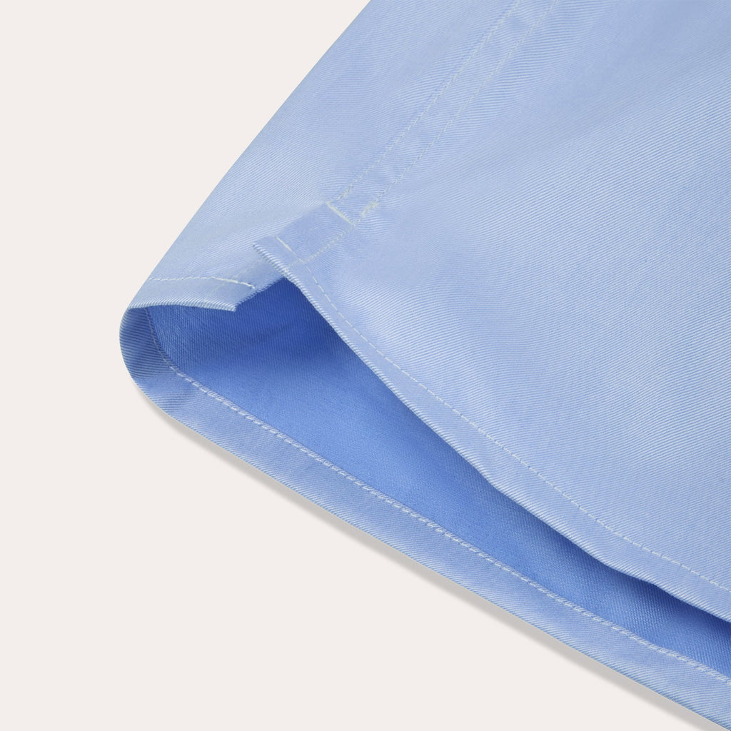 Caleçon en coton bleu