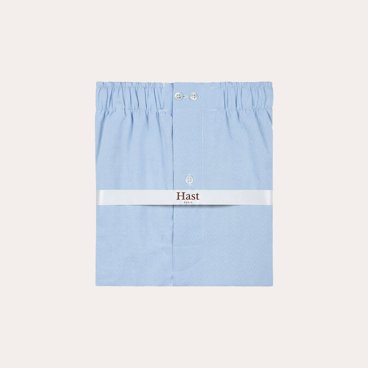 Caleçon en coton bleu clair