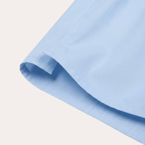 Caleçon en coton bleu clair