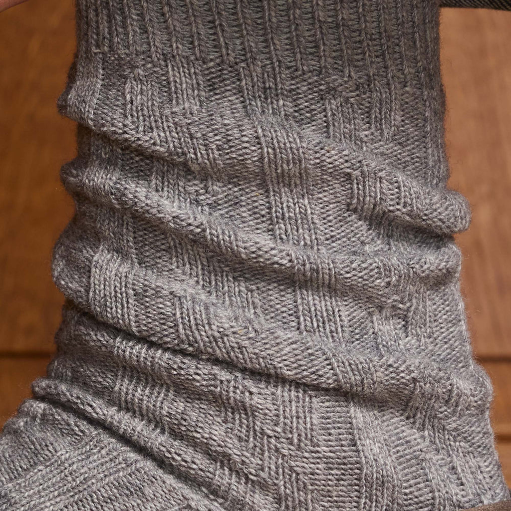 Pack de chaussettes en laine et cachemire grise, beige, écru