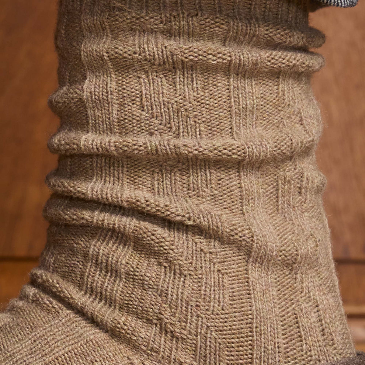 Pack de chaussettes en laine et cachemire grise, beige, écru