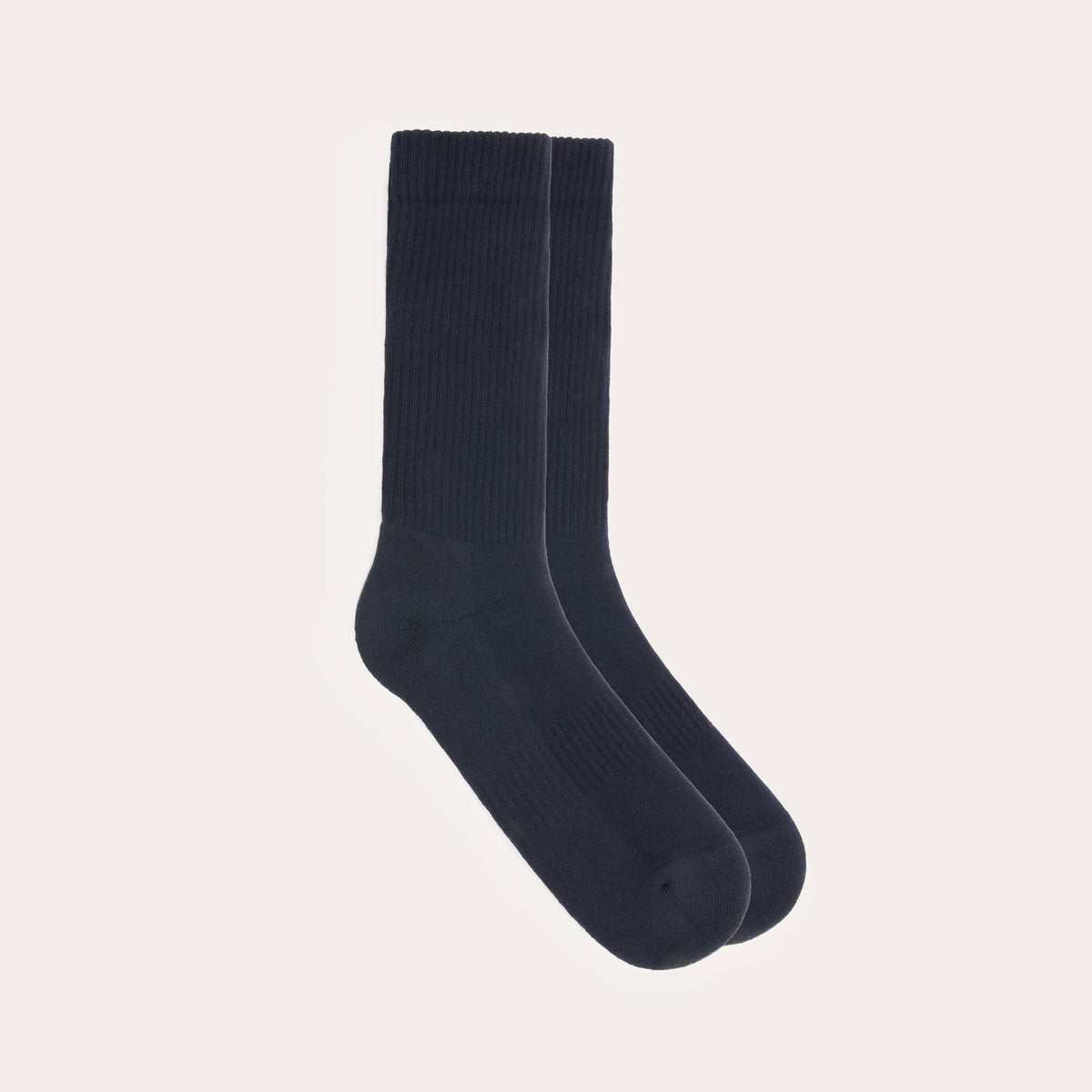 Chaussettes en coton bleu marine