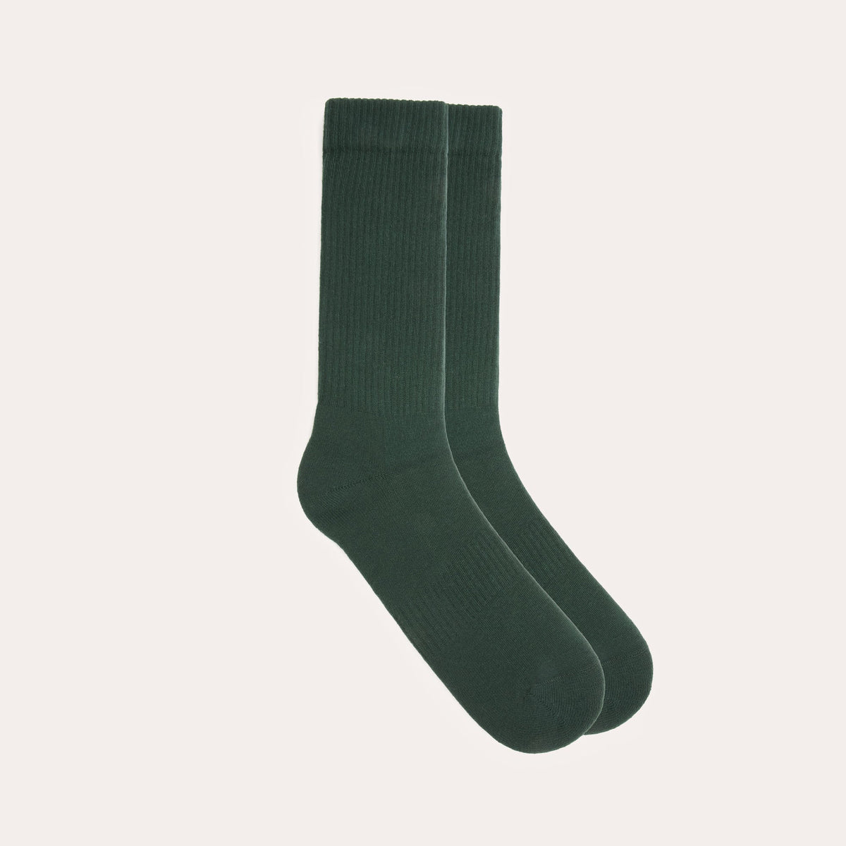Chaussettes en coton vert