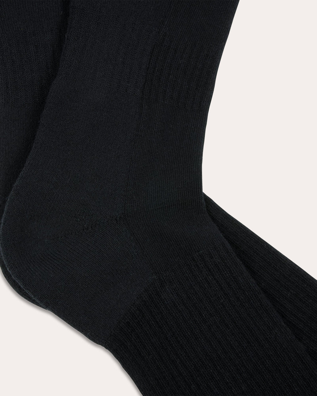 Chaussettes en coton noires