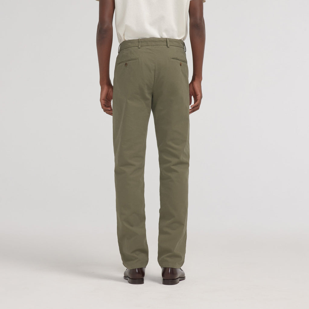 Chino droit vert