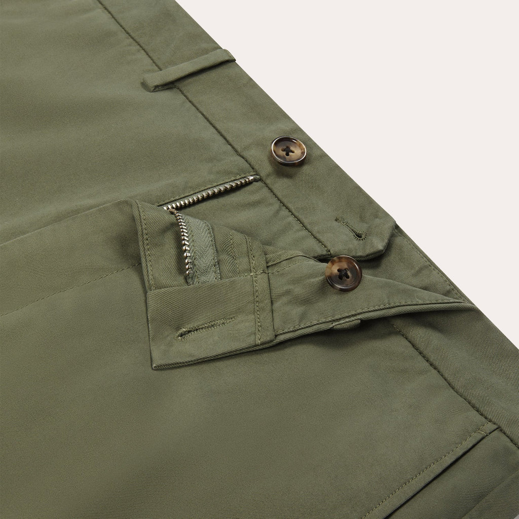 Chino droit vert