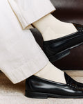 Chaussettes en coton écrues