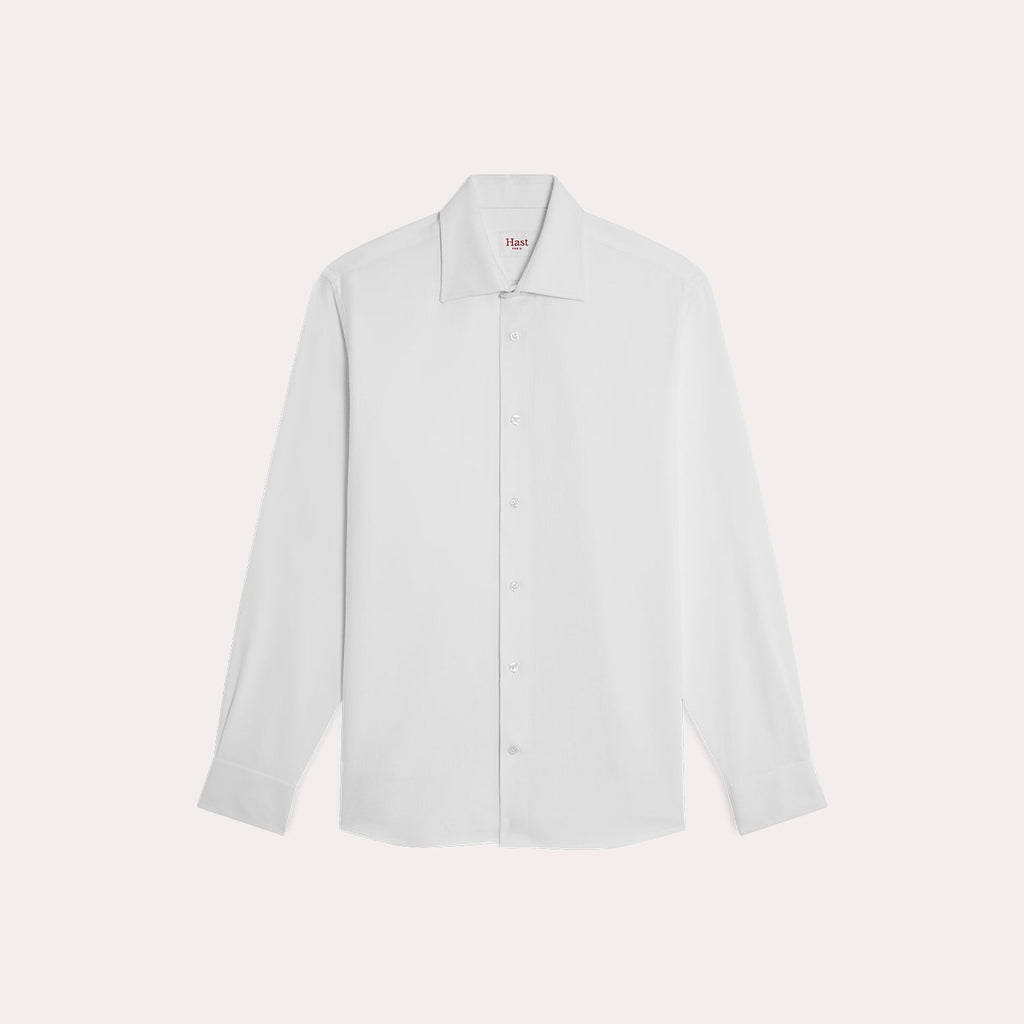 Chemise en flanelle blanche