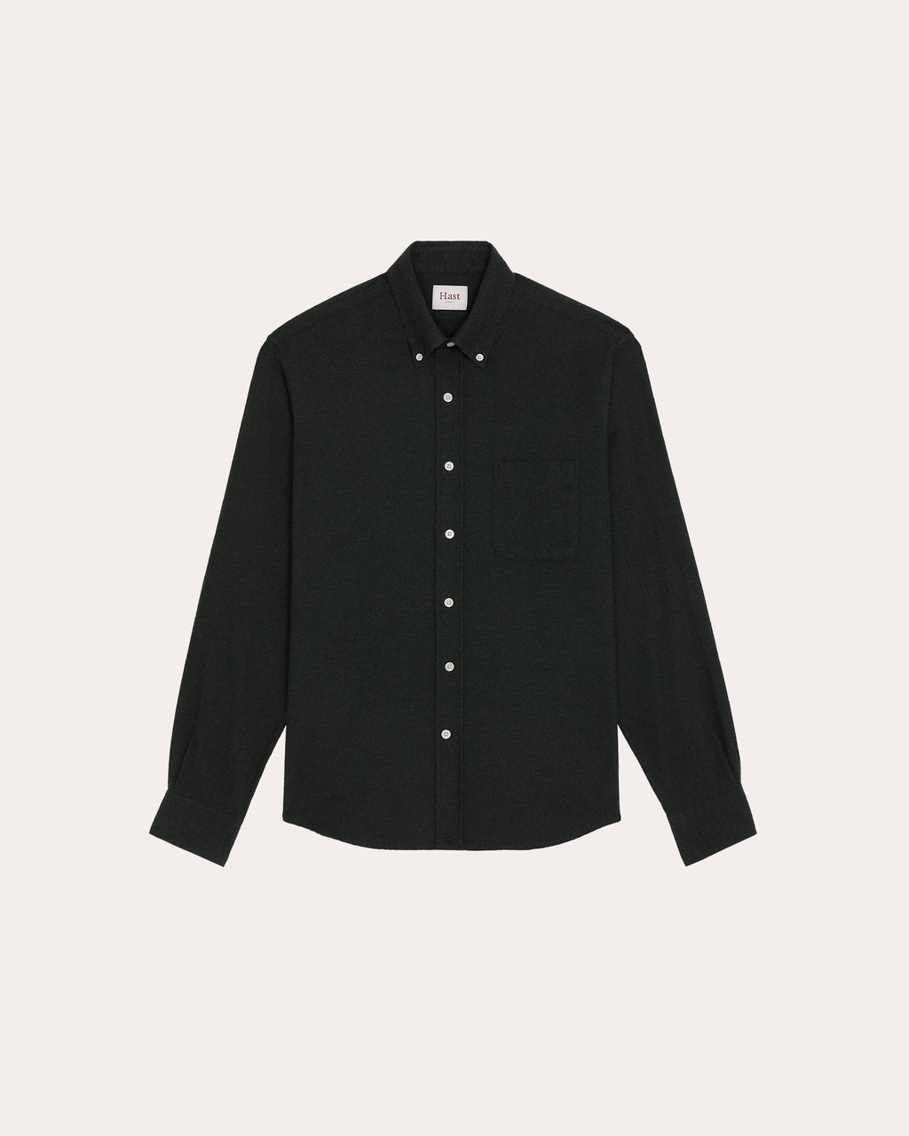 Chemise en coton laine verte