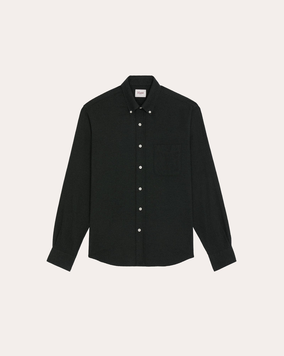 Chemise en coton laine verte