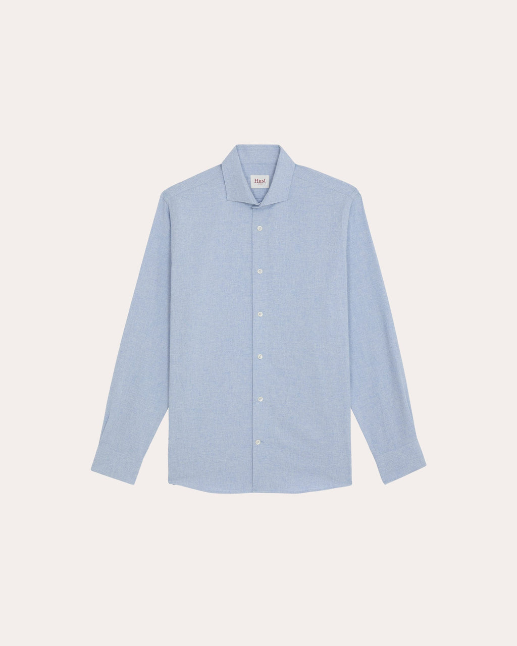 Chemise en flanelle de coton bleu