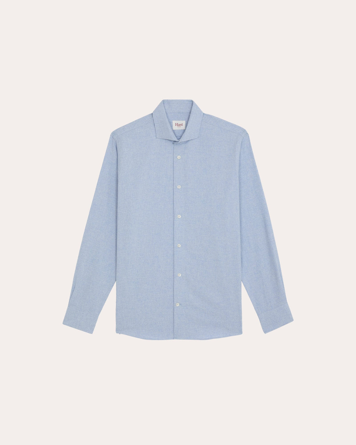 Chemise en flanelle de coton bleu
