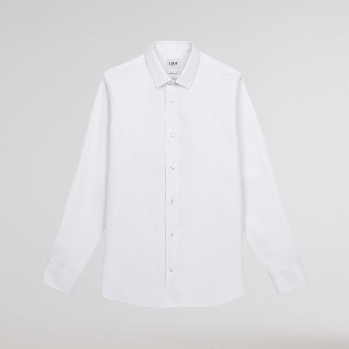 Chemise grande longueur en popeline blanche