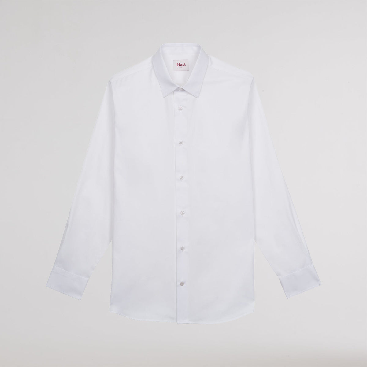 Chemise en chevron blanche