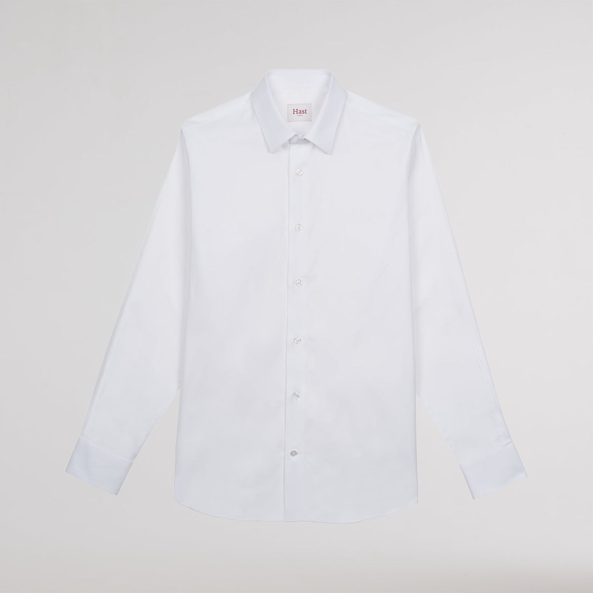Chemise en dobby blanche