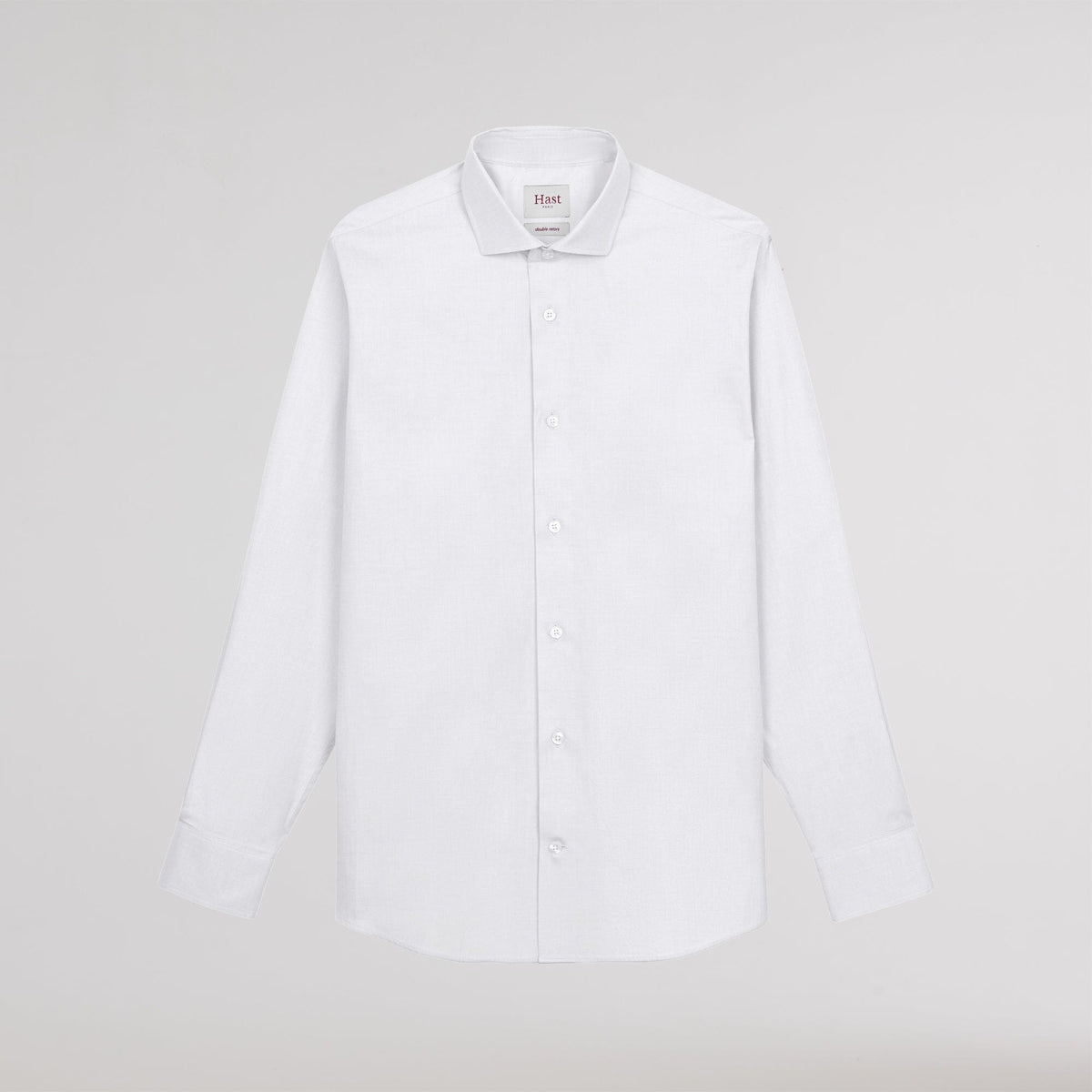 Chemise en oxford double retors blanche