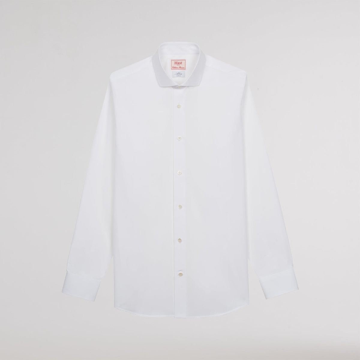 Chemise premium en popeline double retors blanche