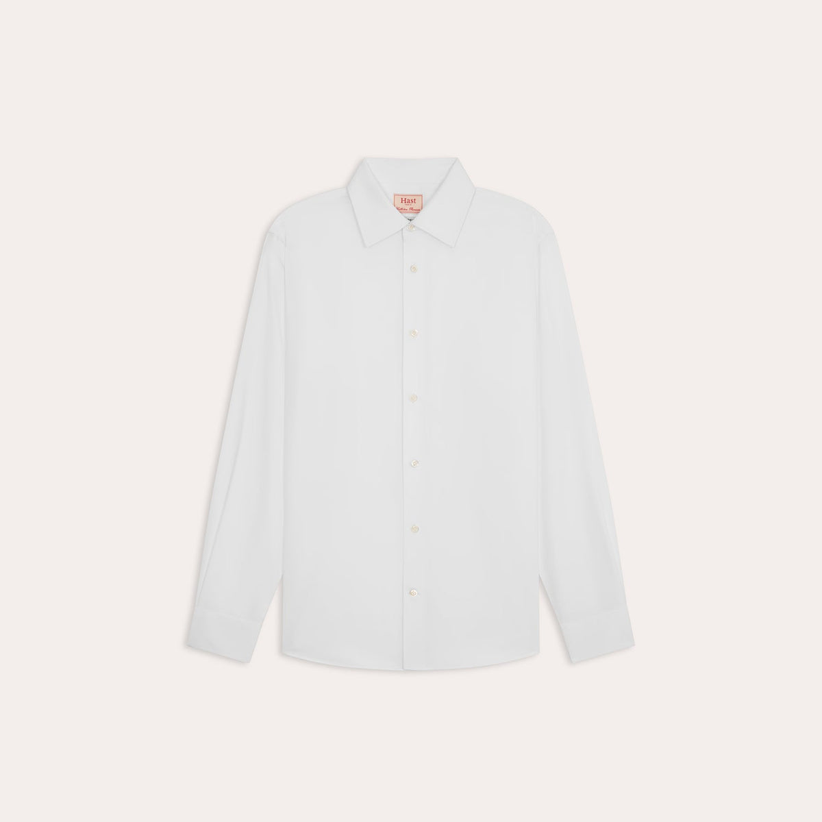 Chemise premium Thomas Mason en twill blanc uni
