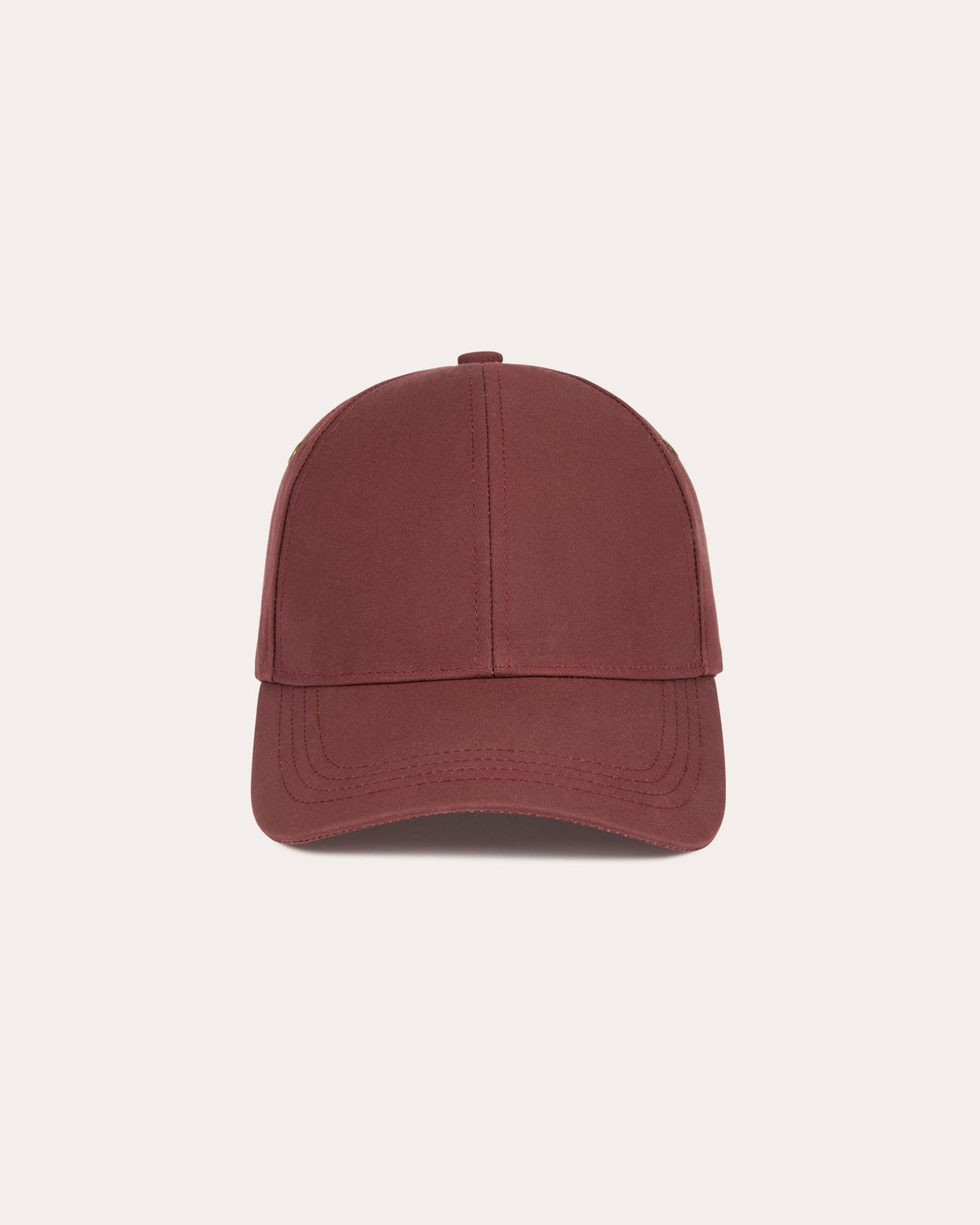 Casquette en coton bordeaux