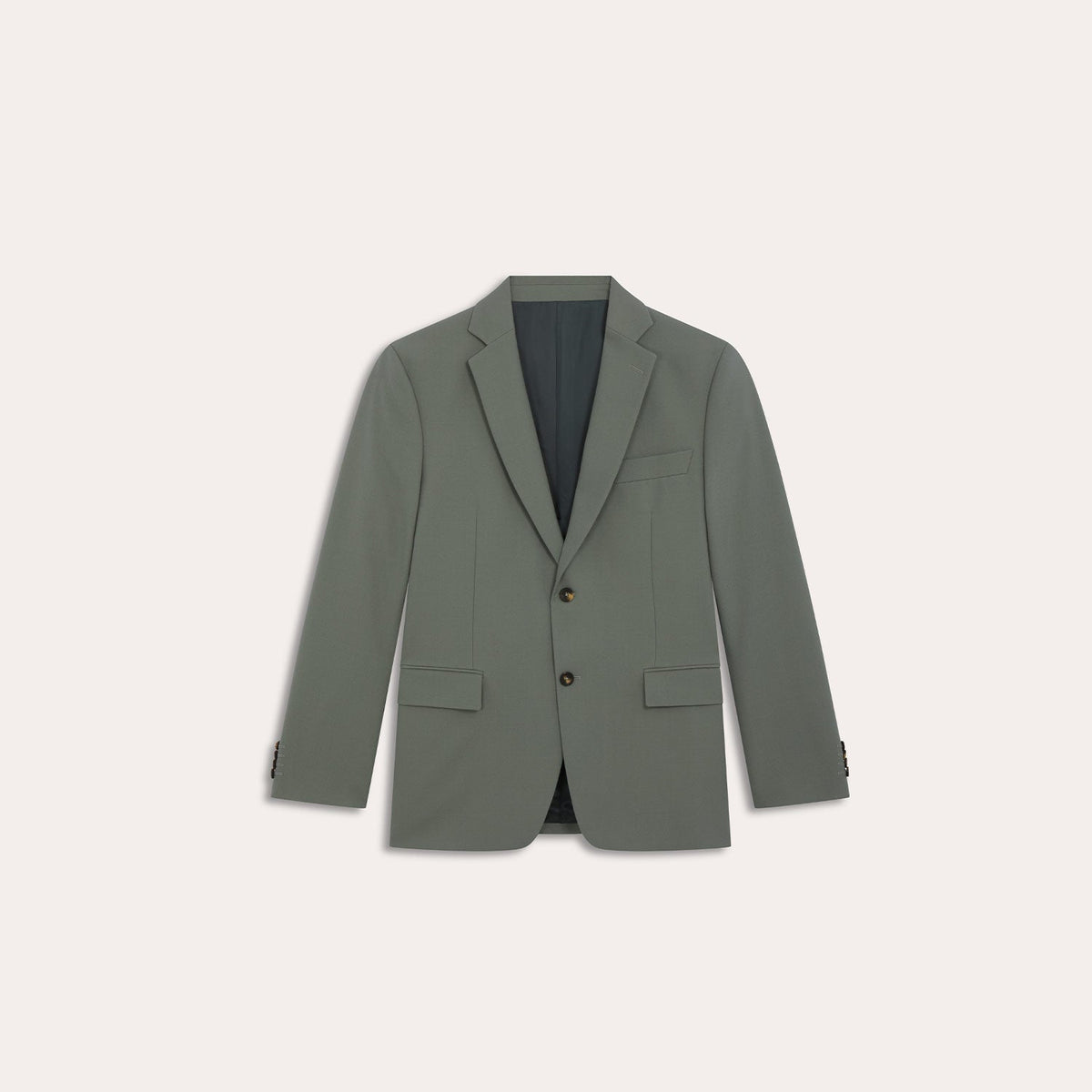 Veste en laine froide sauge