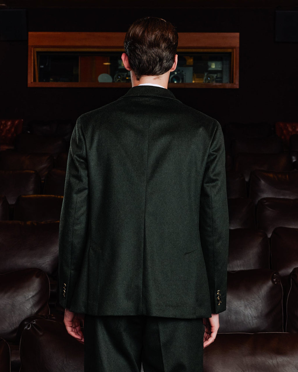 Veste en laine Loden vert