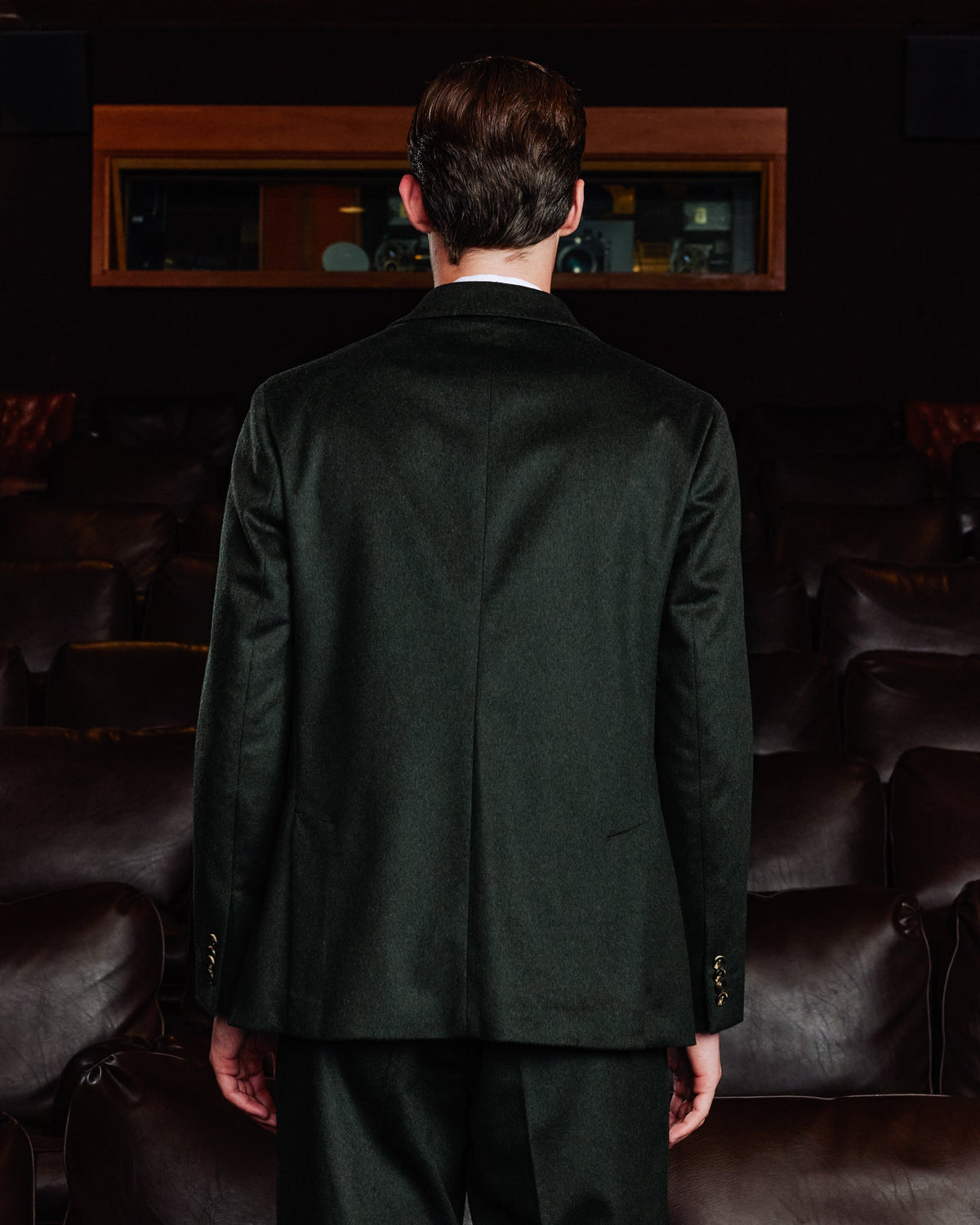Veste en laine Loden vert