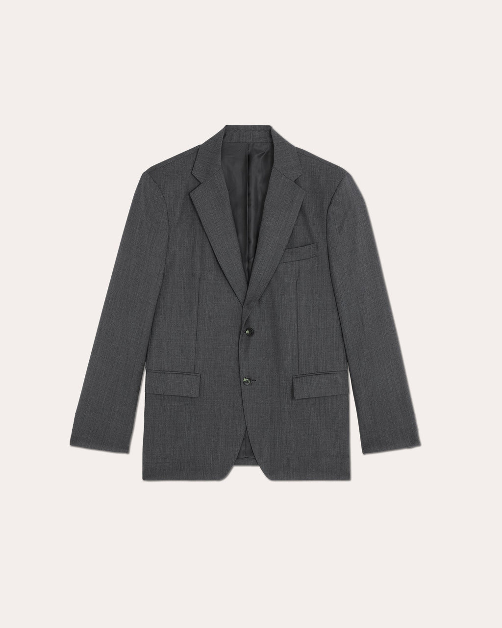 Costume formel en laine gris anthracite