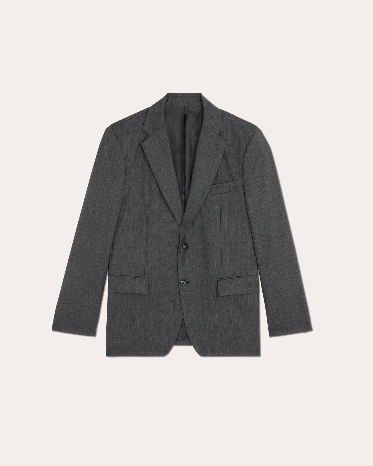 Costume formel en laine gris anthracite
