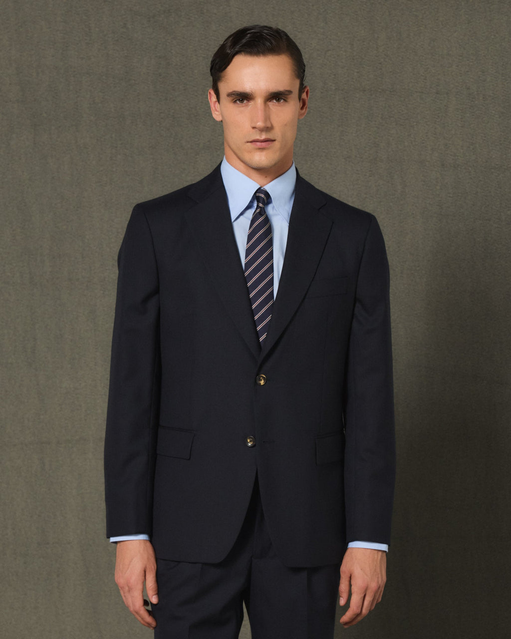 Veste formelle en laine marine