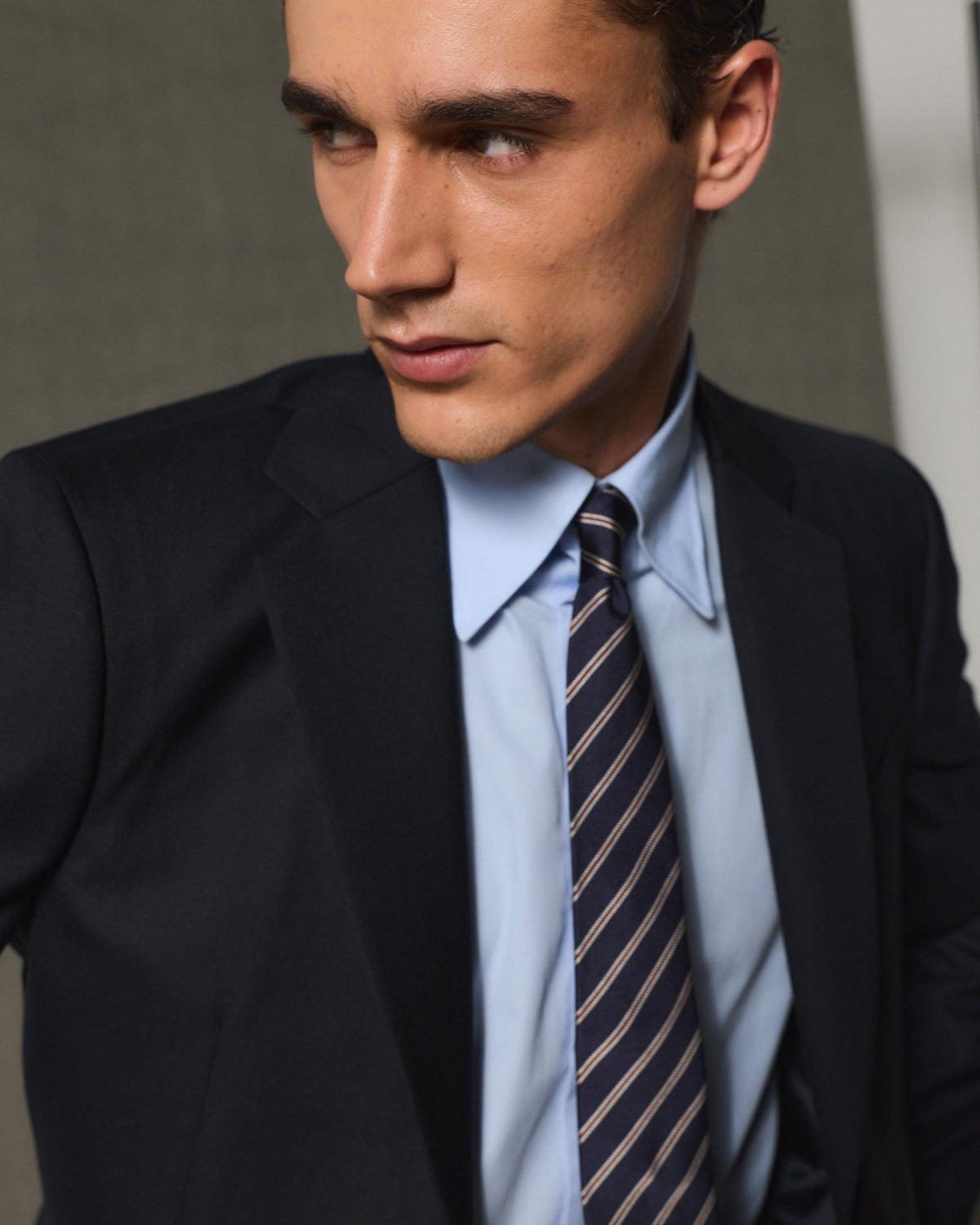 Veste formelle en laine marine