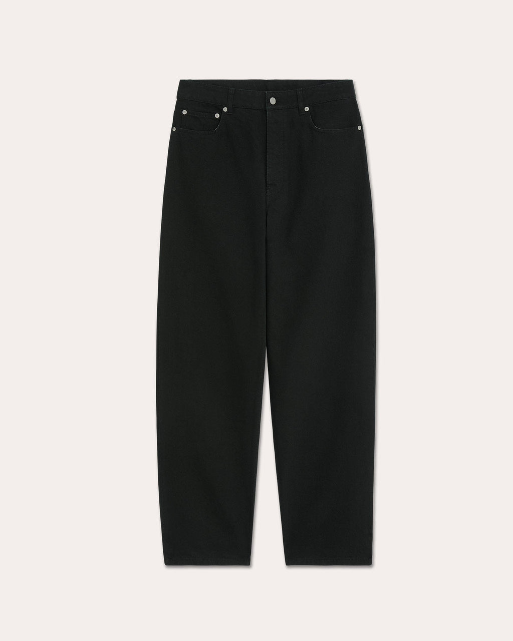 Jean noir en coton italien