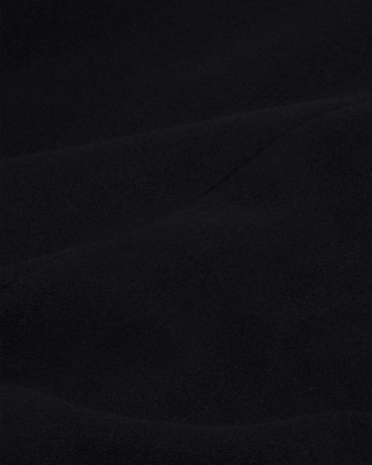 Manteau long croisé en laine marine