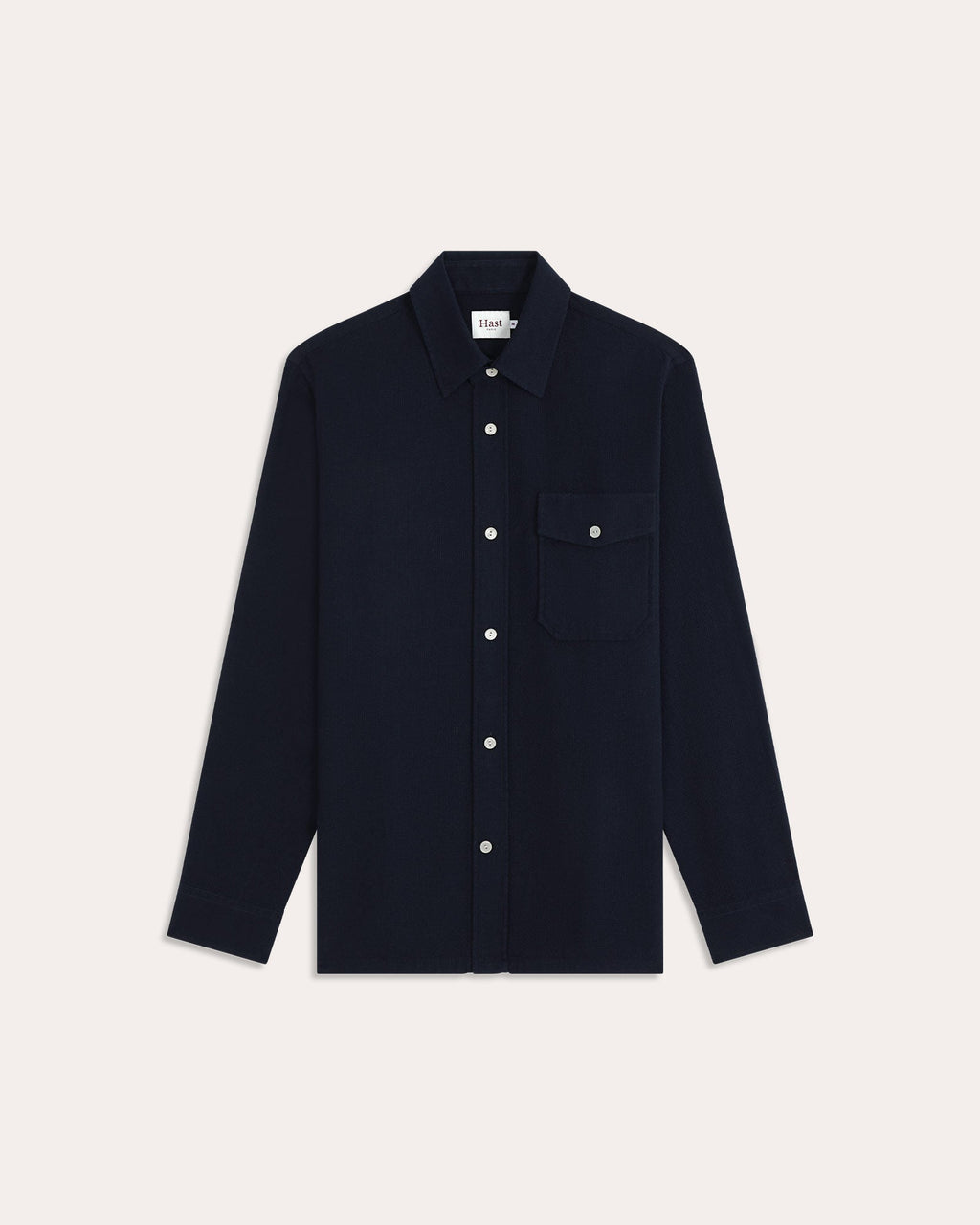 Surchemise en coton épais bleu marine