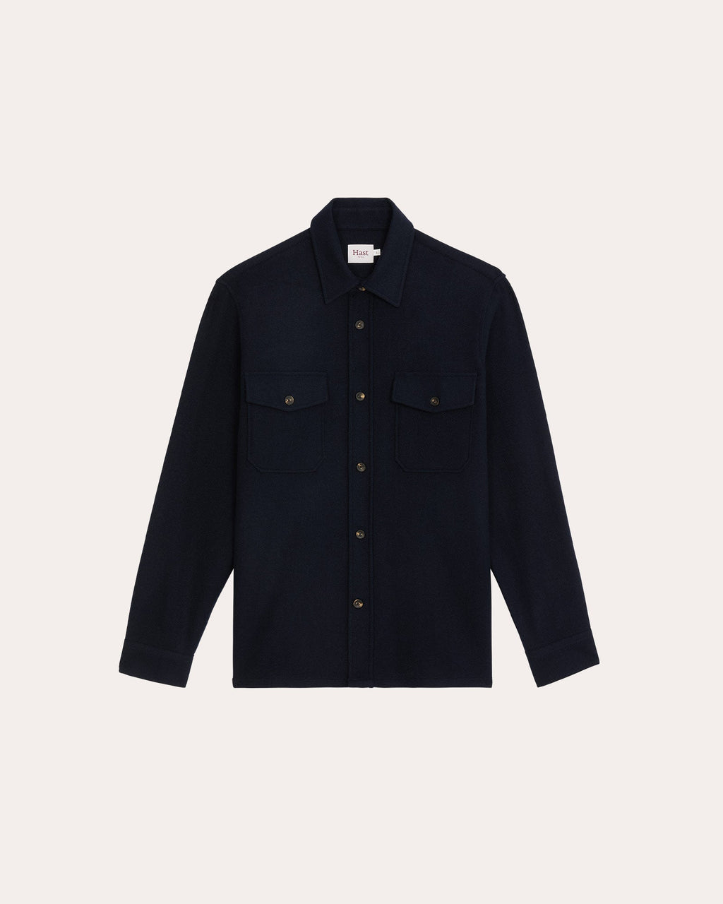 Surchemise en laine marine
