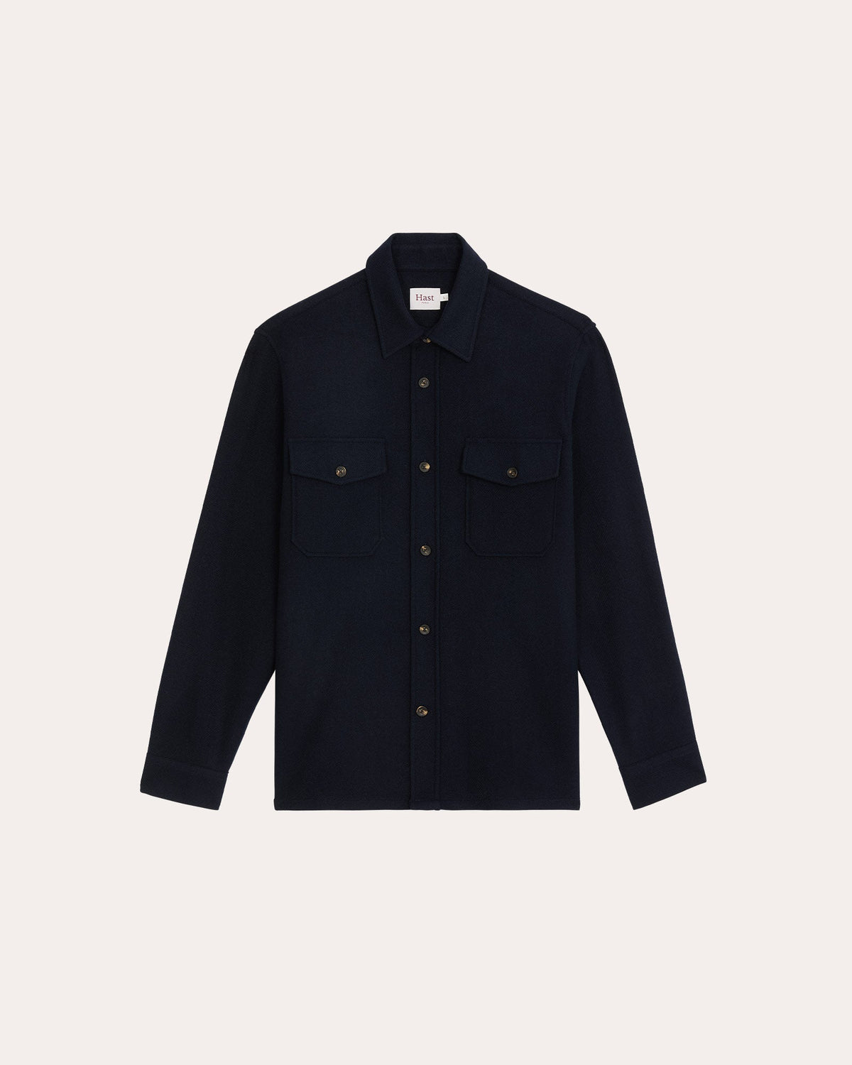 Surchemise en laine marine