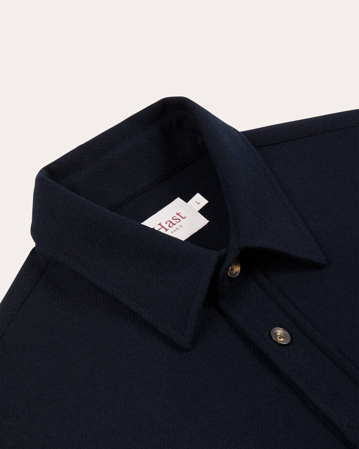 Surchemise en laine marine