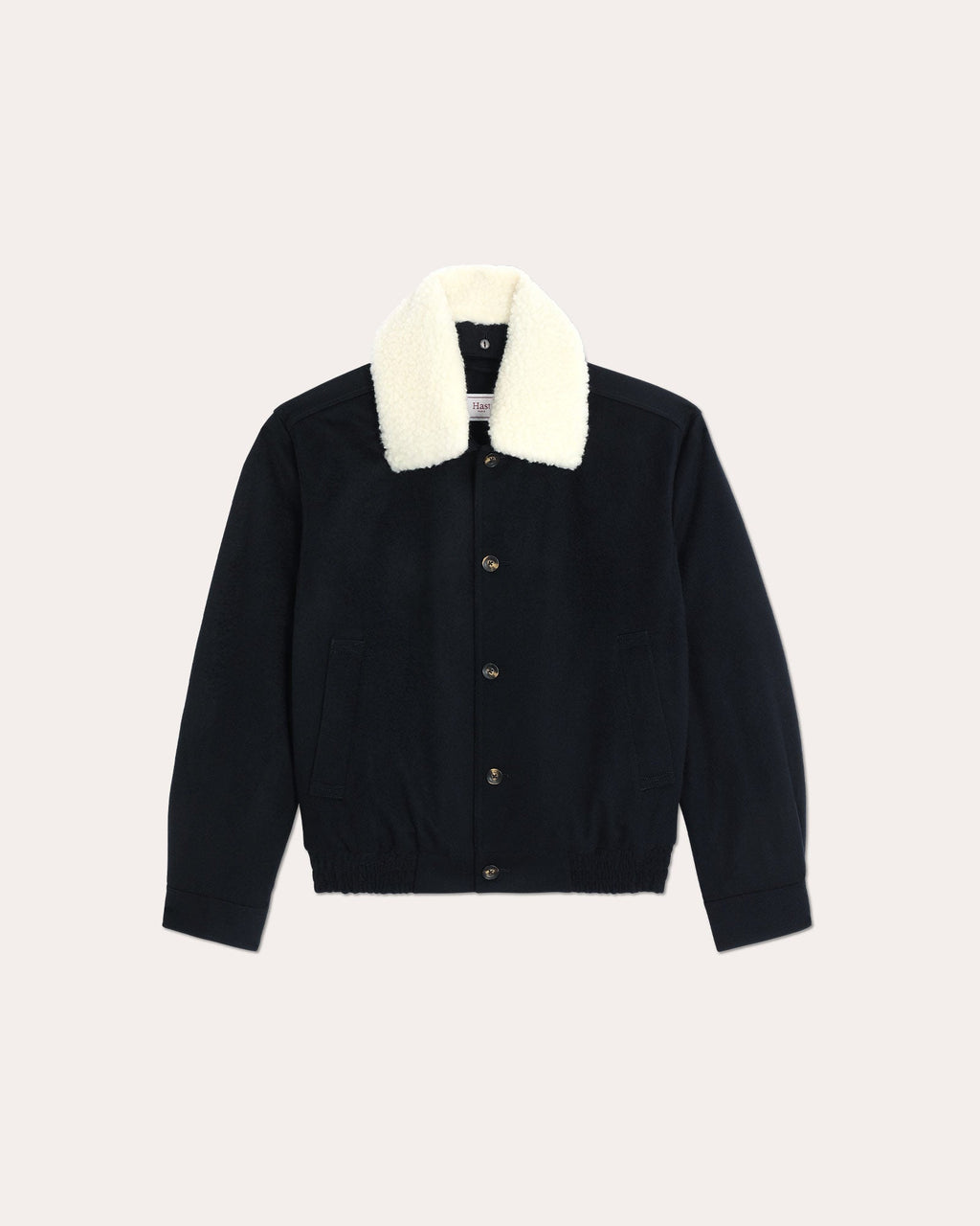 Blouson en laine Loden marine