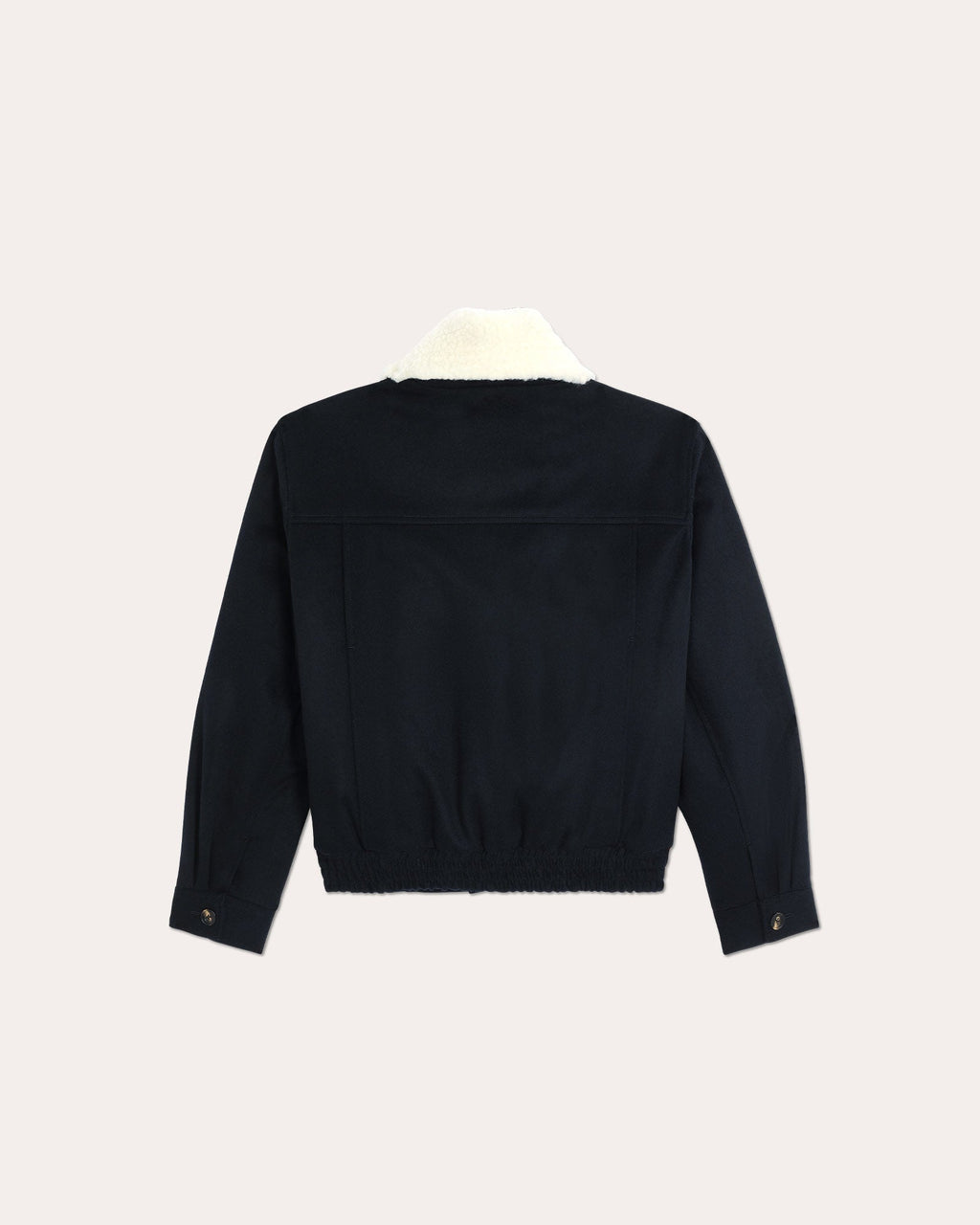 Blouson en laine Loden marine