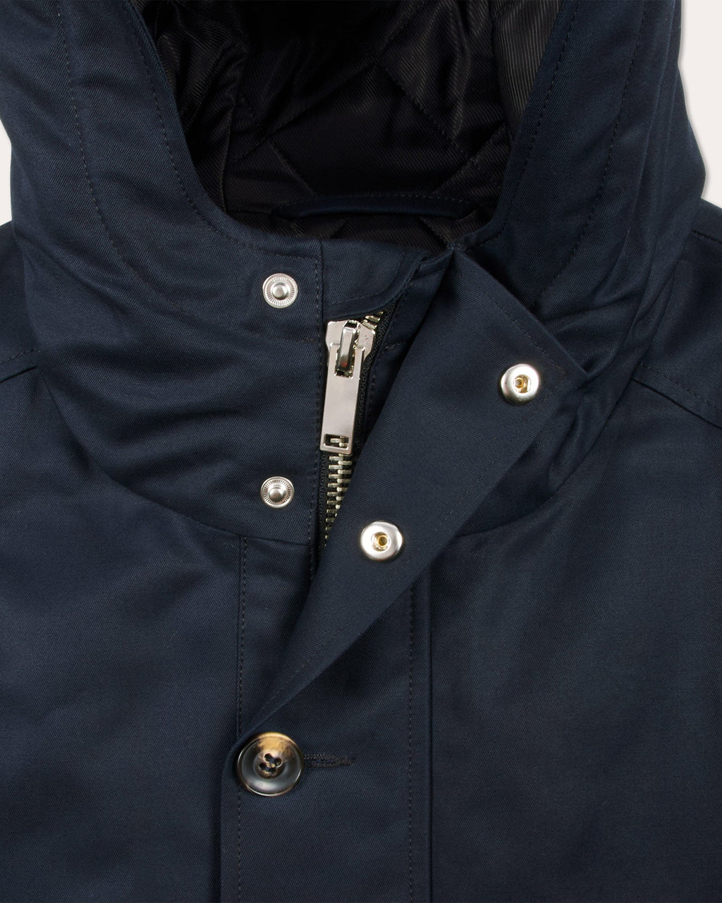Parka en coton marine 100% naturelle