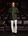 Parka en coton kaki 100% naturelle