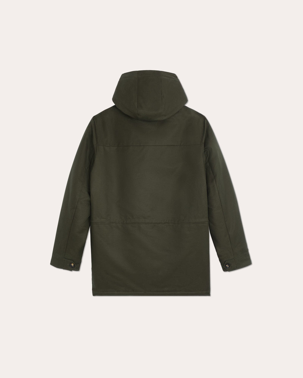 Parka en coton kaki 100% naturelle