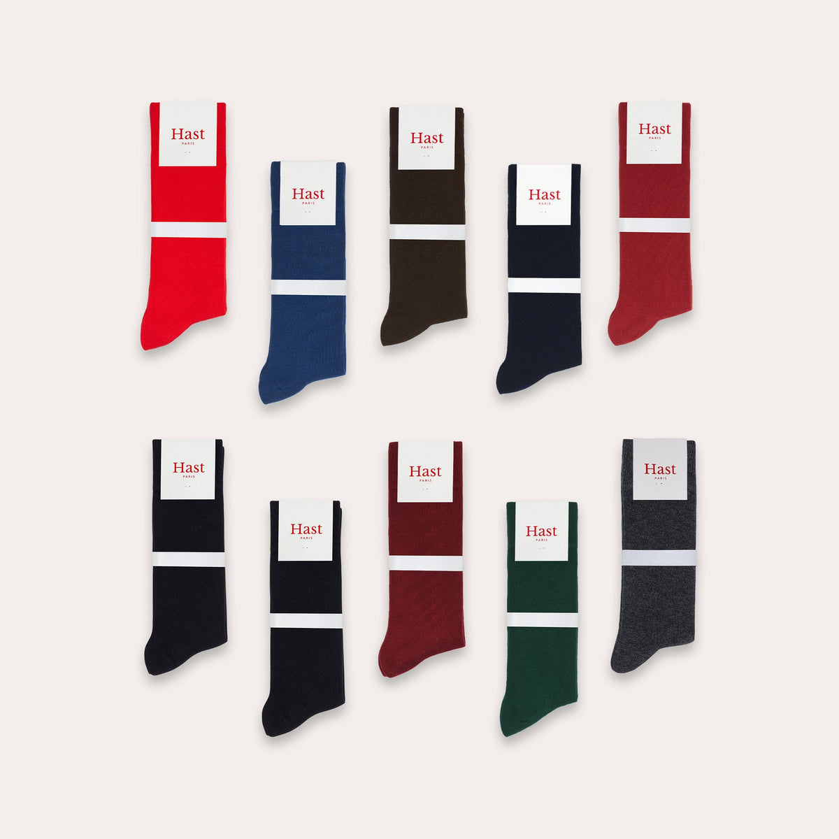 Lot de dix paires de chaussettes