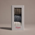 Pack de chaussettes en laine et cachemire grise, beige, écru